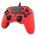 Herní ovladač Nacon Compact Controller červený (PS4/PC)