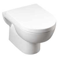 AQUALINE MODIS závěsná WC mísa, 36x52cm, bílá MD001