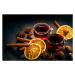 Fotografie Two glasses of mulled wine with, Andreas Modess, 40 × 26.7 cm