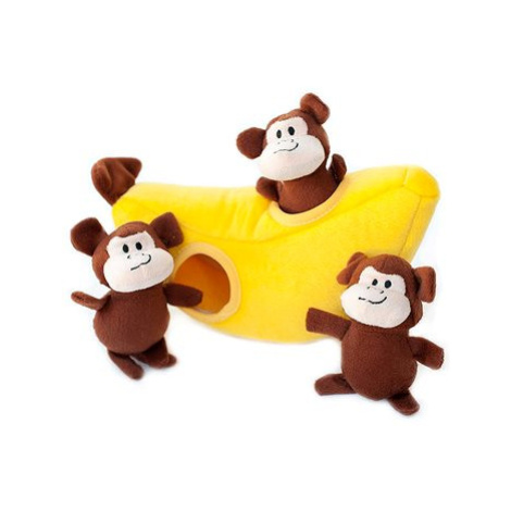 ZippyPaws Burrow Opice v banánu