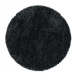 Ayyildiz koberce Kusový koberec Fluffy Shaggy 3500 anthrazit kruh - 120x120 (průměr) kruh cm