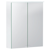 Geberit Option - Zrcadlová skříňka s osvětlením, 560x675x180 mm, bílá 500.258.00.1