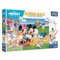 Trefl Oboustranné puzzle Mickey Mouse: Na pouti super maxi 24 dílků