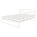 Benlemi Dvoulůžková postel DELUXE Zvolte barvu: Bílá, Zvolte rozměr: 200 x 200 cm