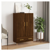 vidaXL Skříň highboard hnědý dub 69,5 x 31 x 115 cm kompozitní dřevo