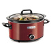 Elektrický pomalý hrnec CrockPot SCV400RD / 3,5 l / 210 W / 3 stupně výkonu / červená Varianta: 