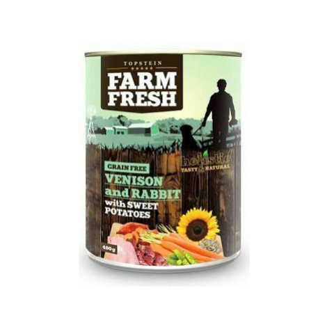 Farm Fresh Dog Venision&Rabit+Sweet Potatoes konz 800g + Množstevní sleva