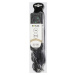 Retlux RPC 03B Prodlužovací kabel černá, 3 zásuvky, 3 m