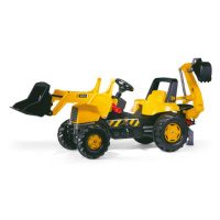 Šlapací traktor JCB s přední i zadní lžící Rolly Toys 812004