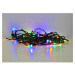 Solight LED venkovní vánoční řetěz, 300 LED, 30m, přívod 5m, 8 funkcí, časovač, IP44, vícebarevn