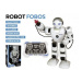 Teddies Robot RC FOBOS plast interaktivní chodící 40cm česky mluvící na baterie s USB v krabici 