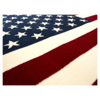 Alfa Carpets  Kusový koberec American flag zrcadlově  - 120x170 cm