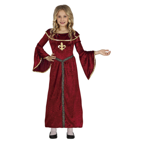Guirca Dívčí kostým - Středověká princezna Velikost - děti: M