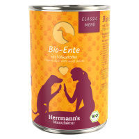 Herrmann's Bio-Menu 24 x 400 g - výhodné balení - bio kachna s bio batáty