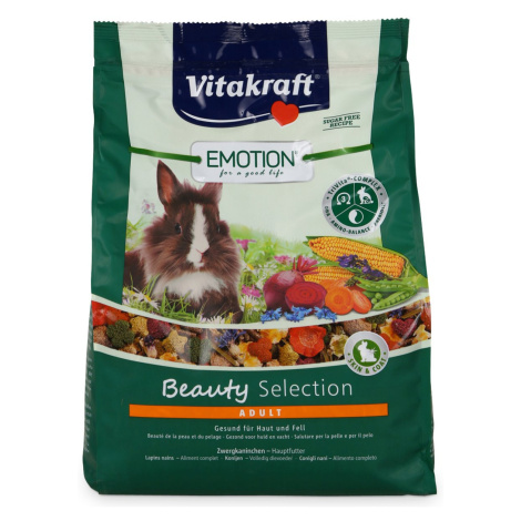 Vitakraft Emotion Beauty Selection Adult zakrslý králík 1,5 kg