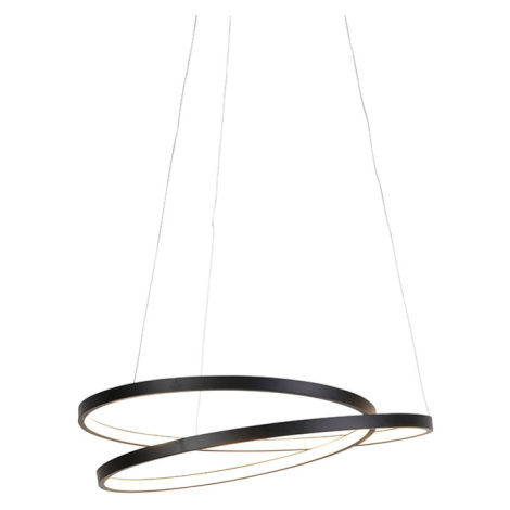 Designové závěsné svítidlo černé 55 cm vč. LED stmívatelné - Rowan Paul Neuhaus