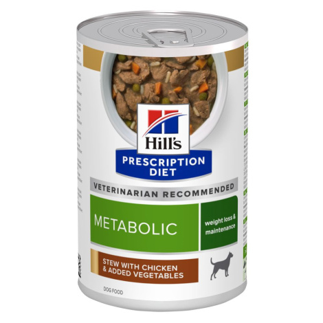 Hill's Prescription Diet Metabolic Ragout s kuřecím a zeleninou - výhodné balení: 24 × 354 g Hills