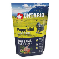 ONTARIO Puppy Mini Lamb & Rice 0,75 kg