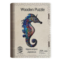 Wooden puzzle Hippocampus Japonicus A4