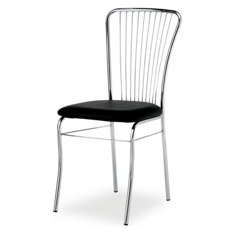 MI-KO jídelní židle IRINA chrom s čalouněným sedákem