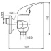 NOVASERVIS Sprchová baterie 150 mm Metalia 55 chrom 55060,0