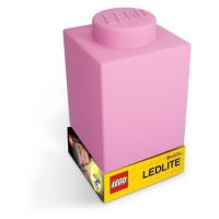 LEGO LED LITE - Classic Silikonová kostka noční světlo -  růžová