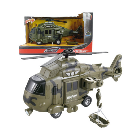 CITY SERVICE CAR - Vojenský vrtulník 1:16 Sparkys