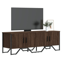 vidaXL TV skříňka hnědý dub 122 x 34 x 41 cm kompozitní dřevo