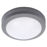 Solight LED venkovní osvětlení kulaté, šedé, 13W, 910lm, 4000K, IP54, 17cm WO746
