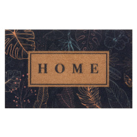 Mujkoberec Original Protiskluzová rohožka Home 105404 Brown Black - 45x70 cm