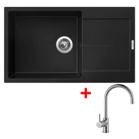 Sinks ULTIMA 860 XXL Pureblack + Vitalia