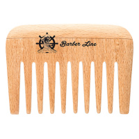 Barber Line Wooden Comb 04548 - hřeben na bradu