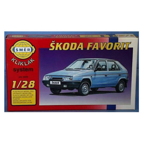 SMĚR - MODELY - Škoda Favorit 1:28 Směr - Modely