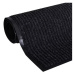 Černá PVC rohožka 120 × 180 cm