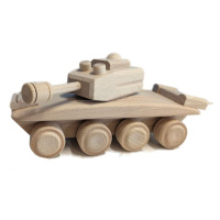 Gaboni 92244 Dřevěný tank, 22 x 8 x 10 cm