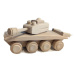 Gaboni 92244 Dřevěný tank, 22 x 8 x 10 cm