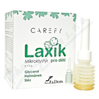 CAREFY Laxík mikroklystýr pro děti 6x3g