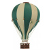 Super balloon Dekorační horkovzdušný balón – zelená/krémová - L-50cm x 30cm