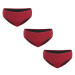 Meracus 3PACK Menstruační kalhotky Timeless Burgundy Plus (MEMS106) L