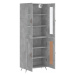 vidaXL Skříň highboard betonově šedá 69,5x34x180 cm kompozitní dřevo