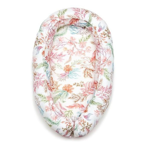 Oboustranné bavlněné hnízdo pro miminka-Flóra