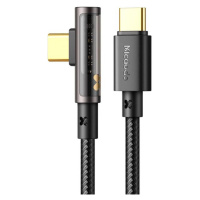 Úhlový kabel Prism USB na USB-C Mcdodo CA-3400, 100 W, 1,2 m (černý)