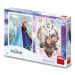 Puzzle Frozen - Anna a Elsa 2x77 dílků - Dino