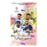 2021-2022 Topps UEFA Champions League Chrome Hobby Box - fotbalové karty