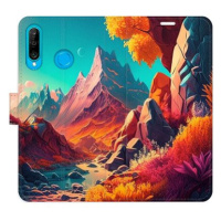 iSaprio flip pouzdro Colorful Mountains pro Huawei P30 Lite