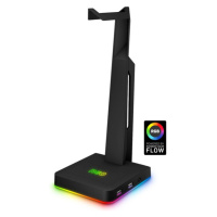 CONNECT IT NEO Stand-It RGB stojánek na sluchátka + USB hub černý CHX-3590-BK Černá