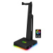 CONNECT IT NEO Stand-It RGB stojánek na sluchátka + USB hub černý CHX-3590-BK Černá