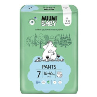 Muumi Baby Pants 7 XL 16-26 kg (34 ks), kalhotkové eko pleny