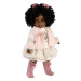 LLORENS - 53535 ZURI - realistická panenka s měkkým látkovým tělem - 35 cm