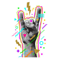 Ilustrace Rock'n'roll or Heavy Metal hand sign., S-E-R-G-O, 35 × 40 cm